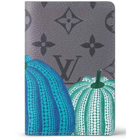 Louis Vuitton YK Yayoi Kusama Pumpkin Eclipse Monogram Pocket Organizer Wallet - Picture 1 of 11